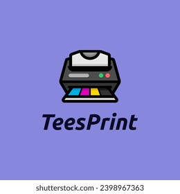Logo for a t-shirt printing company