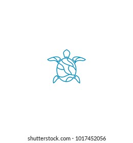logo turtle abstract
