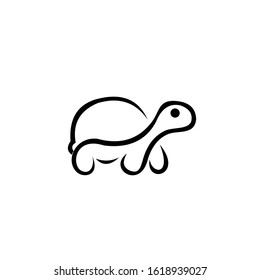 LOGO TURTLE WITH BLACK AND WHITE COLOUR