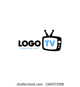 Logo Tv Design Stock Vector (Royalty Free) 1345371908 | Shutterstock