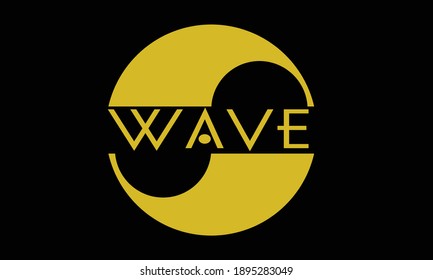 The logo of two abstract waves