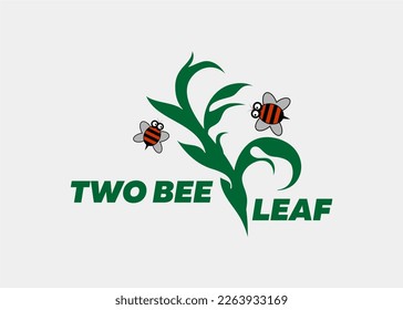 LOGO TWO BEE LEAF COMPANY NAME