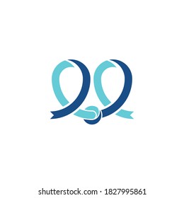 logo of two circular ribbons tied in a knot