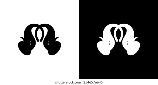 logo with two elephants vector