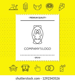 Logo - two faces, two masks - psychotherapy, theater - a symbol of interaction, dialogue, growth, development, enlightenment.