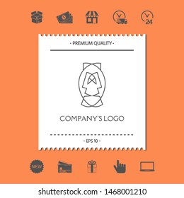 Logo - two faces, two masks - psychotherapy, theater - a symbol of interaction, dialogue, growth, development, enlightenment.