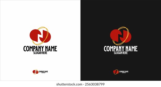 The logo is two oval shapes that overlap each other, creating the illusion of two parts fused into one whole. The combination of red and orange gives a dynamic, warm and energetic impression.