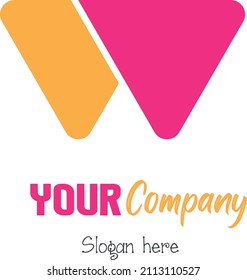 Logo with two simple shapes. Describes strength and cooperation.