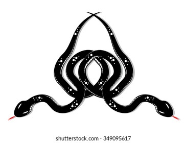 Logo Two Snakes. 