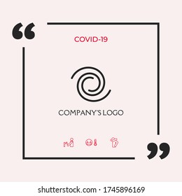 Logo - two spirals - a symbol of interaction, new ideas, development, enlightenment and wisdom.