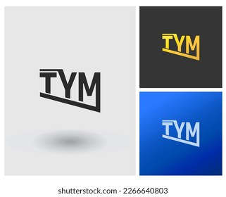 Logo TYM Letter shape monogram style good for automotive company