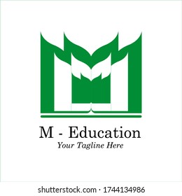 Logo Type Education Modern Simple in Vector. EPS 10.