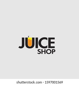 logo type Illustration juice for mascot, and emblem