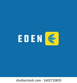 logo type letter E for hotel, company, luxury building