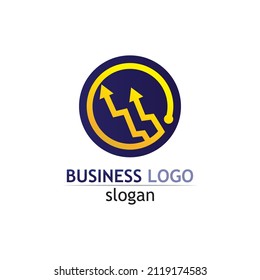 Logo type vector design business, company, identity, style icon logo creative