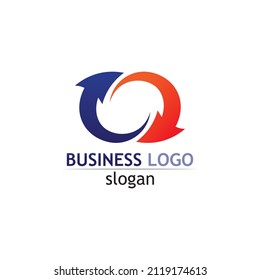 Logo type vector design business, company, identity, style icon logo creative