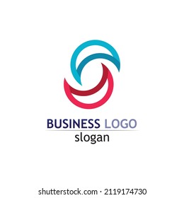 Logo type vector design business, company, identity, style icon logo creative
