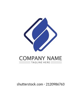 Logo type vector design business, company, identity, style icon logo creative