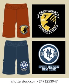 Logo and Typography Design for Short Pant or Other Use