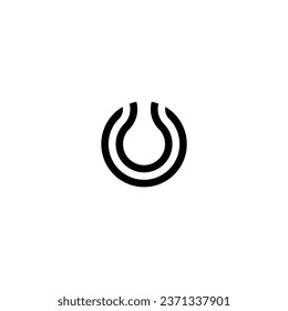 Logo u initial u vektor illustration monogram identity corporate