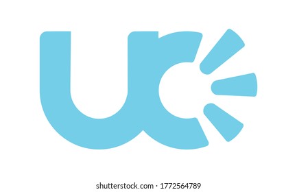 logo uc design vector syimbol illustration	