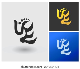 Logo UE Letter shape monogram