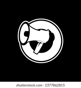LOGO ULTRAS HOOLIGAN MEGAPHONE VECTOR 