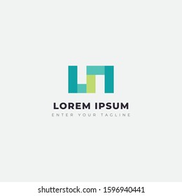 Logo Un Monogram Flat, Ui design Icon.