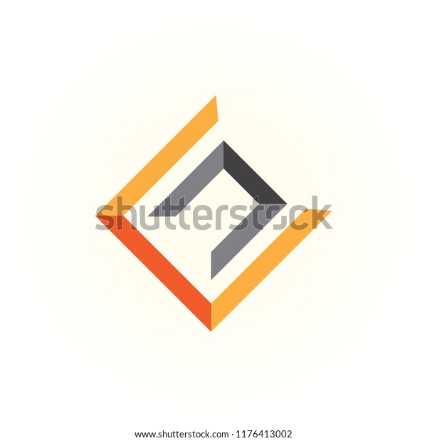 Logo Un Vector Icon Nu Abstract Stock Vector (royalty Free) 1176413002 