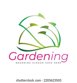 Logo is a unique logo, perfect for green concept, an environment-friendly, all the gardening and for organic green eco products shop.