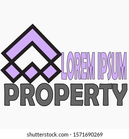 the logo with the upper triangle depicts the roof and three empar facets below depicting bricks. This logo is suitable for property business