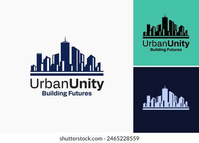 Logo for an urban development company. Suitable for business cards, websites, signage, and promotional materials in the real estate industry.