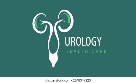 Logo para urología. Ilustración del vector