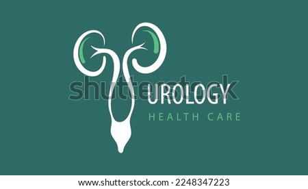 Logo for urology. Vector illustration Stockfoto © 