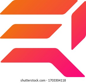 Das Logo verwendet den Buchstaben "E" und "Q", um eine geometrische, abstrakte Form zu schaffen, die Technologie, Modernität und Zukunft kommuniziert.