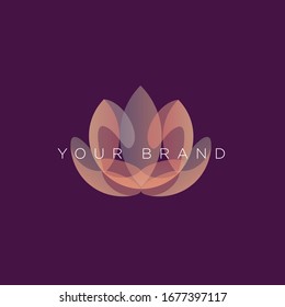 The logo uses subtle red pale gradients but it can be reproduced in just one flat color across any print media. The design is reliable and versatile in print while remaining ornamental and beautiful. 