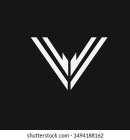 logo V initial V  combination V Letter V , abstract logo 