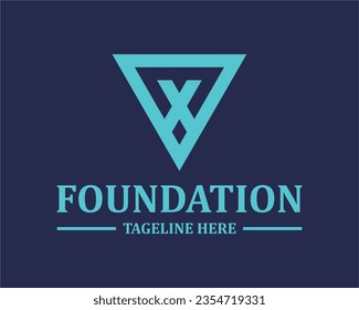 Logo V initial V design vektor business idea 