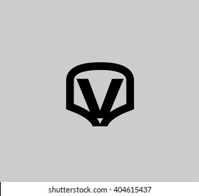 Logo V letter Vector illustration, eps 10
