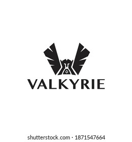 Logo Valkyrie Design Vector Interiors War