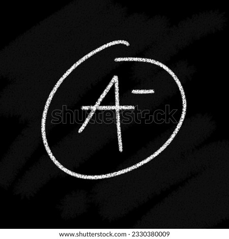 Logo value 10 20 30 40 50 60 70 80 90 100, A B C D E F, cross logo, mines, plus, exclamation mark and question mark, yes, no, check and cross false mark against black chalk board background