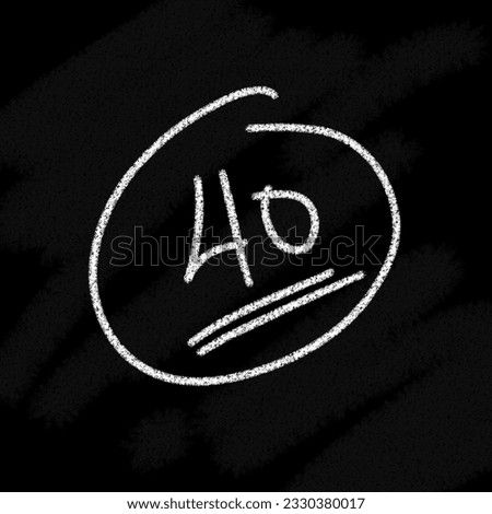 Logo value 10 20 30 40 50 60 70 80 90 100, A B C D E F, cross logo, mines, plus, exclamation mark and question mark, yes, no, check and cross false mark against black chalk board background