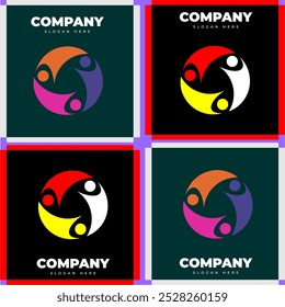 a logo with various shapes which are suitable for any logo