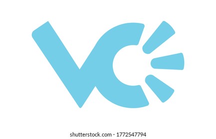 logo vc design vector syimbol