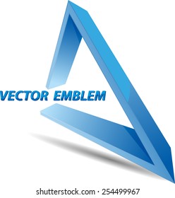 logo vector 3d emblem illustration