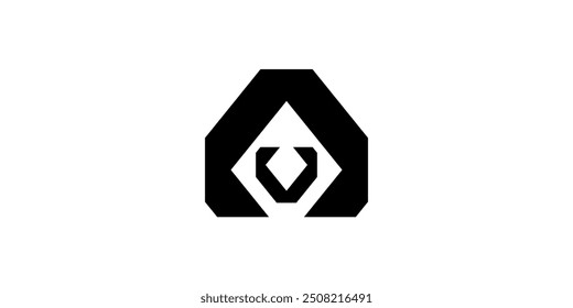 cor preta abstrata do vetor do logotipo