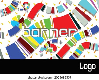 logo vector abstract colorful background