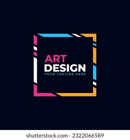 Plantilla de logotipo de diseño abstracto vectorial de logotipo.