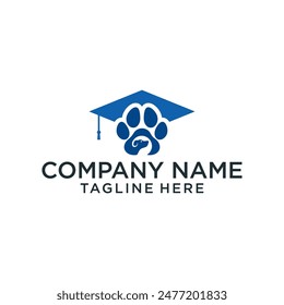 logo for vector abstract dog school