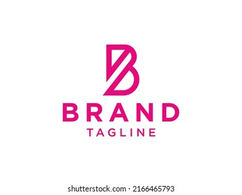Logo Vector Abstract Initial Letter B. Flat Vector Logo Design Template Element
